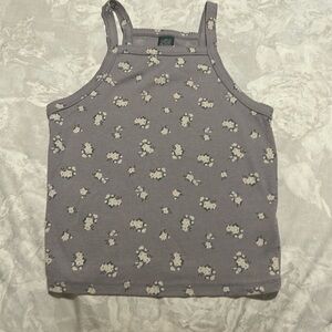 Purple Floral Target Top